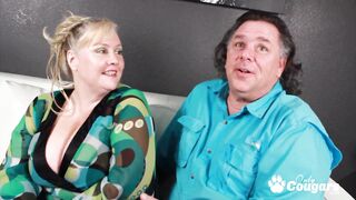 BBW Has Her Fat Ass Fucked While Her Husband Watches - Cuckold - 2 image