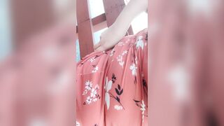 Beautiful Chubby Blonde Bbw In Dress Flashes Cute Small Boobs With Big Nipples And Fat Pussy In Public Outdoors On A Nature Trail - 15 image