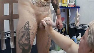 Pleasuring me with a dick jerk until I cum - 4 image