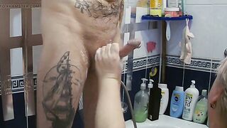 Pleasuring me with a dick jerk until I cum - 9 image