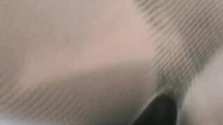 Chubby Blonde Italian Loves Fishnets