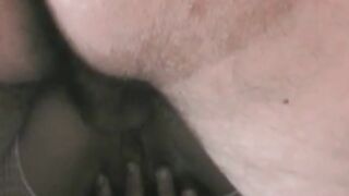 Chubby Blonde Italian Loves Fishnets