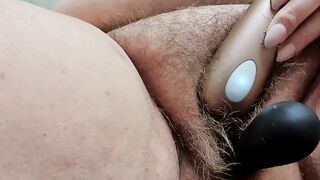 Playing with a dildo and squirt him out while I come - 15 image