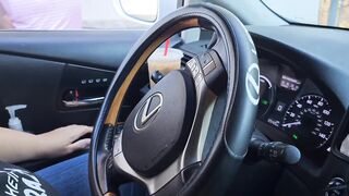 I Asked A Stranger On The Side Of The Street To Jerk Off And Cum In My Ice Coffee (Public Masturbation) Outdoor Car Sex - 5 image