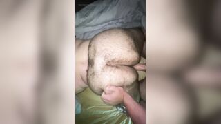 fucking hairy slut from behind making them cream on on white cock - 9 image