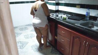 I Masturbate While My Stepmom Cleans the Kitchen - 14 image