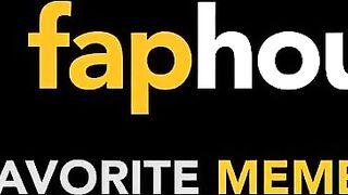 Half-naked in nylon in the fresh air