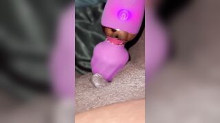 MilaJ Testing New Wand Vibrator