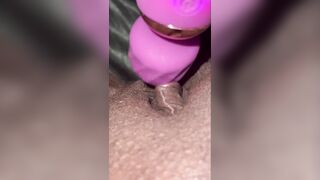 MilaJ Testing New Wand Vibrator - 4 image