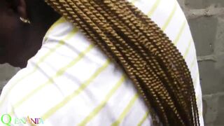 My neighbour came to fetch water and I fuck her juicy pussy