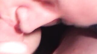 This chubby slut needs two cocks to be satisfied