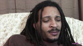 Instead of Getting the Curvy Black Girl New Flowers He Lets Her Ride His BBC