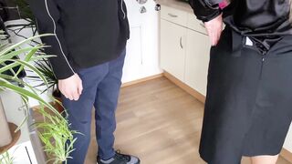 Fuck my Stepmother-in-law like a rabbit in the kitchen and cum on her gorgeous ass - 2 image