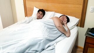 Stepmom visit stepson bed and riding cowgirl slut bbw - 5 image