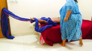 Hot Stepmom Fuck Stepson with His Hands Tied, Then Hot Stepson Fuck Big Ass Stepmom When She Stuck under bed - 2 image