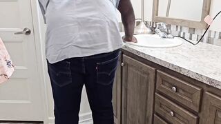 I accidentally pee on the plumber while he fix the pipe - jamdown26 - BBW SSBBW thick ass Pawg Milf, big butt, big ass, fat ass - 8 image