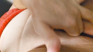 Touching and fingering my wet creamy soaked pussy