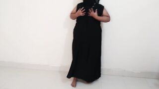 I wake up and see Egyptian hijabi sexy stepmother sexually excited, but is not at home, so I help stepmother - twice cum - 3 image