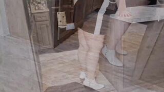 I lifted my dress and flashed my ass at the guy at the bus stop - kinky BBW, SSBBW, POV, ass worship (big butt, big booty, big ass, huge ass, big tits, big boobs, massive ass, big fat pussy, Big Ass White Girls, Fat Ass White Girl, Big Booty White Girl - 2 image