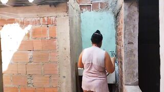 My stepsister takes a bath at my house and asks me for help and I end up fucking her in her big ass - 3 image