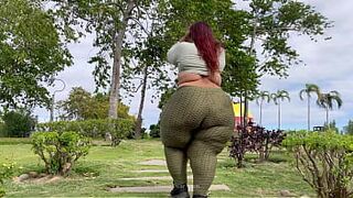 SSBBW Giant Pear Ass Walking & Waddling Big Hips Latina BBW Feedee - 1 image