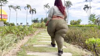 SSBBW Giant Pear Ass Walking & Waddling Big Hips Latina BBW Feedee - 13 image