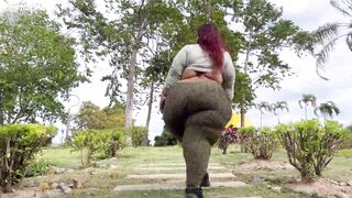 SSBBW Giant Pear Ass Walking & Waddling Big Hips Latina BBW Feedee - 8 image