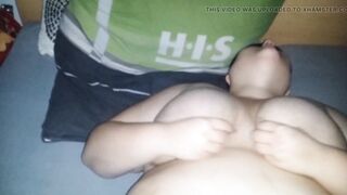 BBW Mel Playing On Her Big Tits - 8 image