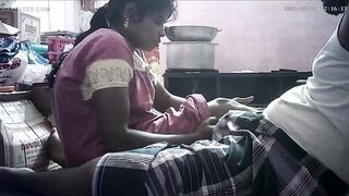 Indian village house wife romantic kissing ass