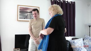 AuntJudysXXX - Busty Mature BBW Cougar Camilla Creampie Catches a Thief