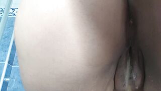 Nurse stepsister filmed in the bathroom and