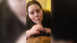 Getting Some Decent Head From A Fat Chick For A Small Favor - 1 image