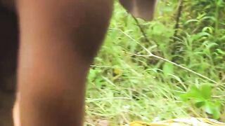I visited and fucked my girlfriend in her village outdoor. - 10 image