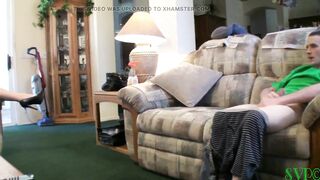 My Cougar BBW Stepmom Helps Me Masturbate - 8 image