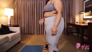 BBW Fucks her new gym trainer (Juicy Tee & Omar Flexxx)