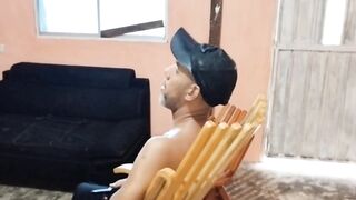 My stepdad caught me on a video call, I gave him a delicious blowjob and then fucked me with his big cock so I wouldn't tell my boyfriend - 2 image