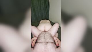BBW Ride Big White Cock Reverse Cowgirl - 15 image