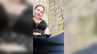 Public Outdoor Msturbation until I move it inside - 5 image