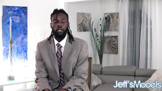 Slutty Mature BBW Lady Lynn Auditions a Hung Black Guy - 2 image