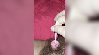 Fucking My Cunt With A Sucker.