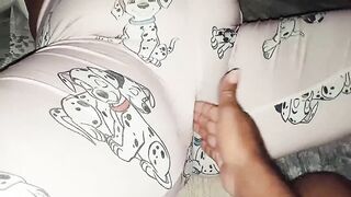 Stepbrother grabs his inexperienced stepsister in pajamas and makes her cum: - 15 image