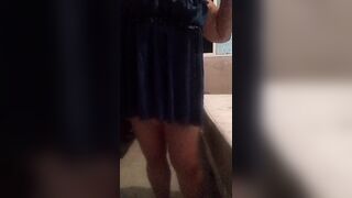 Mature stepmother trying on lingerie and sends the video to her stepson - 3 image