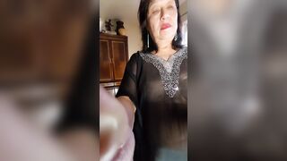 70 Year Old, Undressing, Maturbating, Then Putting on My Very Tight Dress