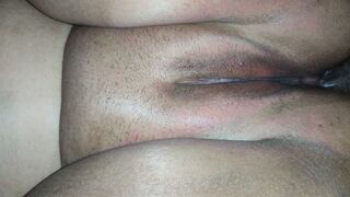 Big Latina with a huge pussy lets her stepson fuck her in the ass. - 1 image