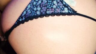 College Backshots - Fetish Stepbrother Can't See His Stepsister in Student Outfit - 13 image