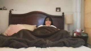 wife having orgasm with strong tremors and movement of pleasure