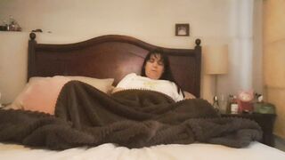 wife having orgasm with strong tremors and movement of pleasure