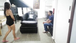 I fuck with the domiciliary and I end up swallowing his milk