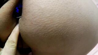 BBW milf with butt plug fucked in the ass of fan!