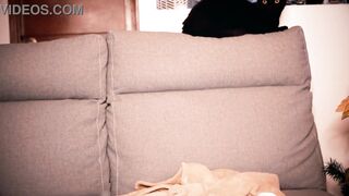 Beautiful blonde with a perfect body, shows her holes and masturbates for you